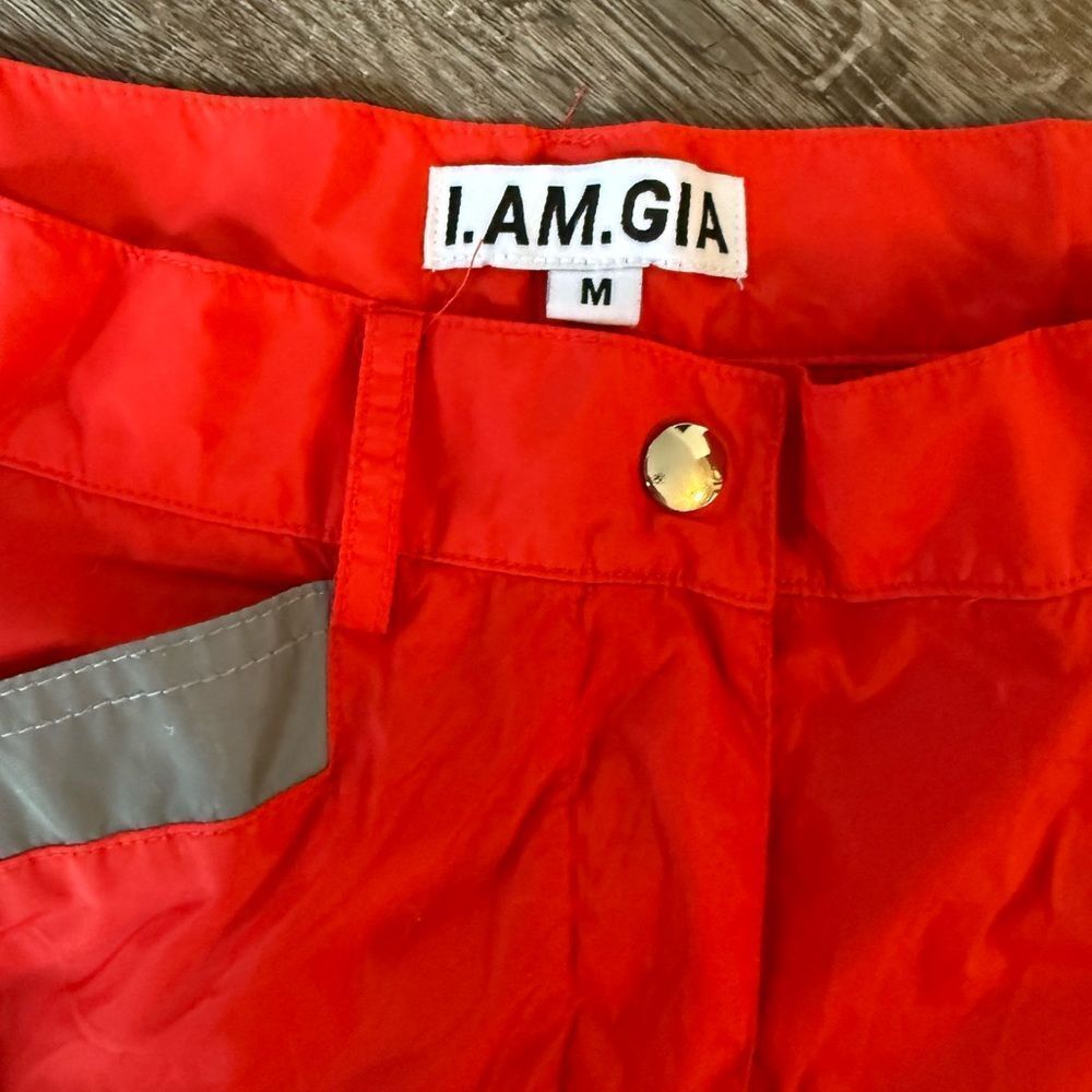 I.AM.GIA Red Reflective Halo Pants - Picture 4 of 5